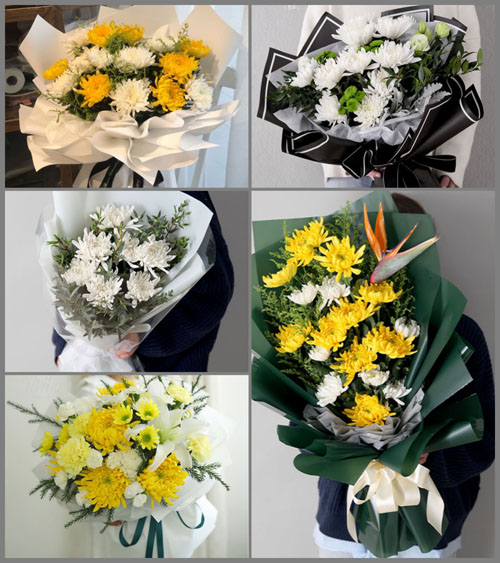 贵州毕节市黔西县沙井乡中大村白事花束代送